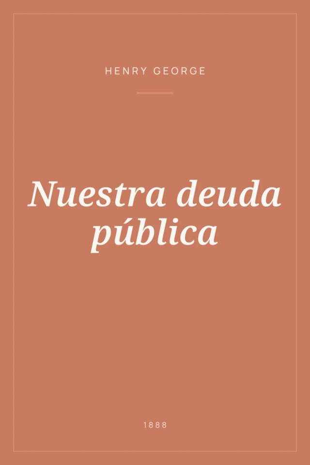 Portada de Nuestra deuda pública