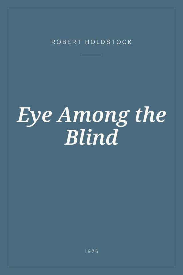 Portada de Eye Among the Blind