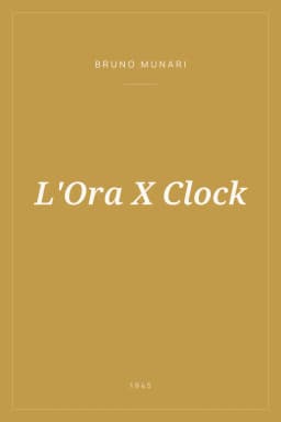 Portada de L'Ora X Clock