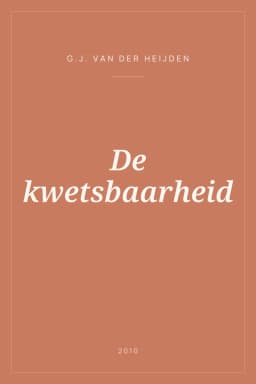 Portada de De kwetsbaarheid