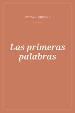 Portada de Las primeras palabras