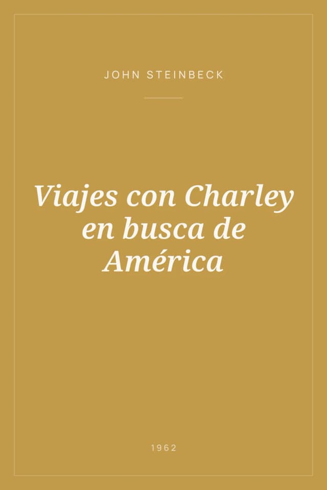 Portada de Viajes con Charley en busca de América