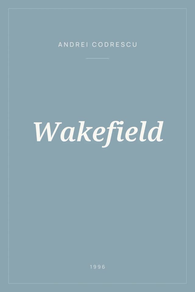 Portada de Wakefield