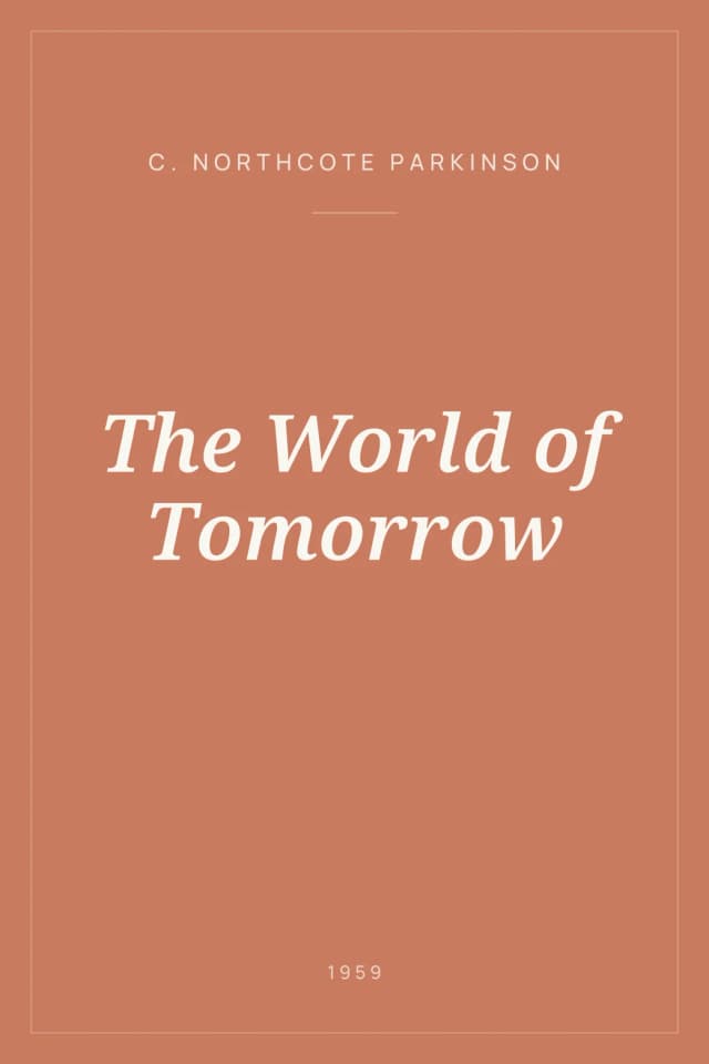 Portada de The World of Tomorrow