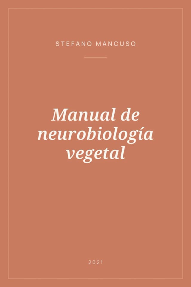 Portada de Manual de neurobiología vegetal
