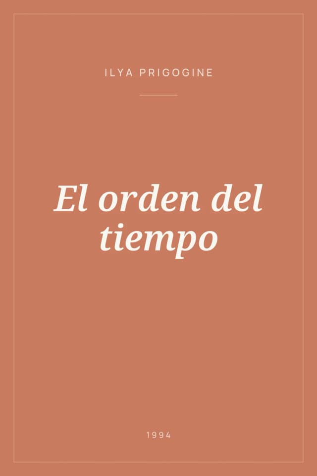 Portada de El orden del tiempo