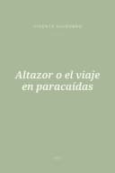 Portada de Altazor o el viaje en paracaídas