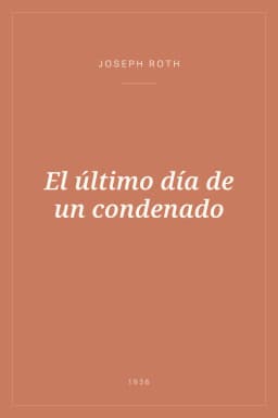 Portada de El último día de un condenado