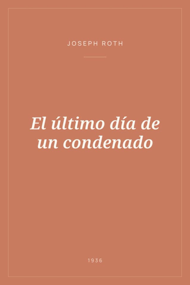 Portada de El último día de un condenado