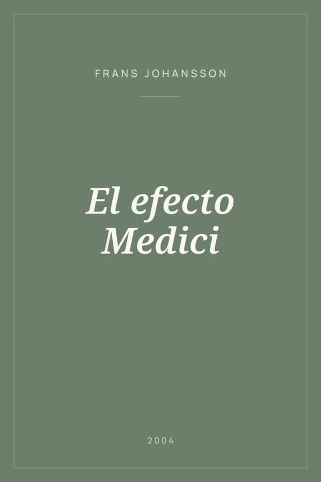 Portada de El efecto Medici
