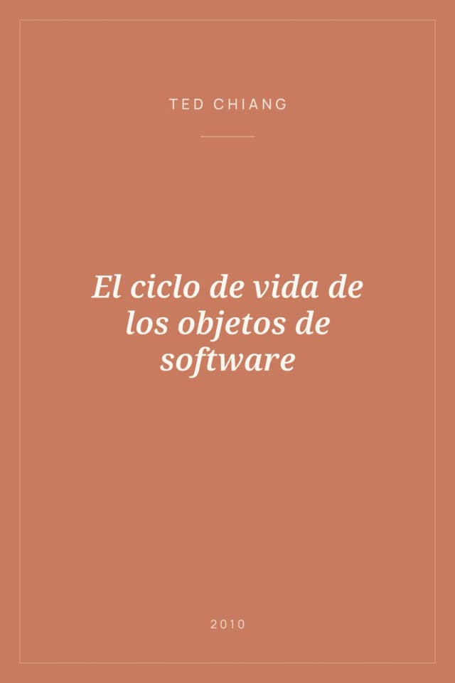 Portada de El ciclo de vida de los objetos de software