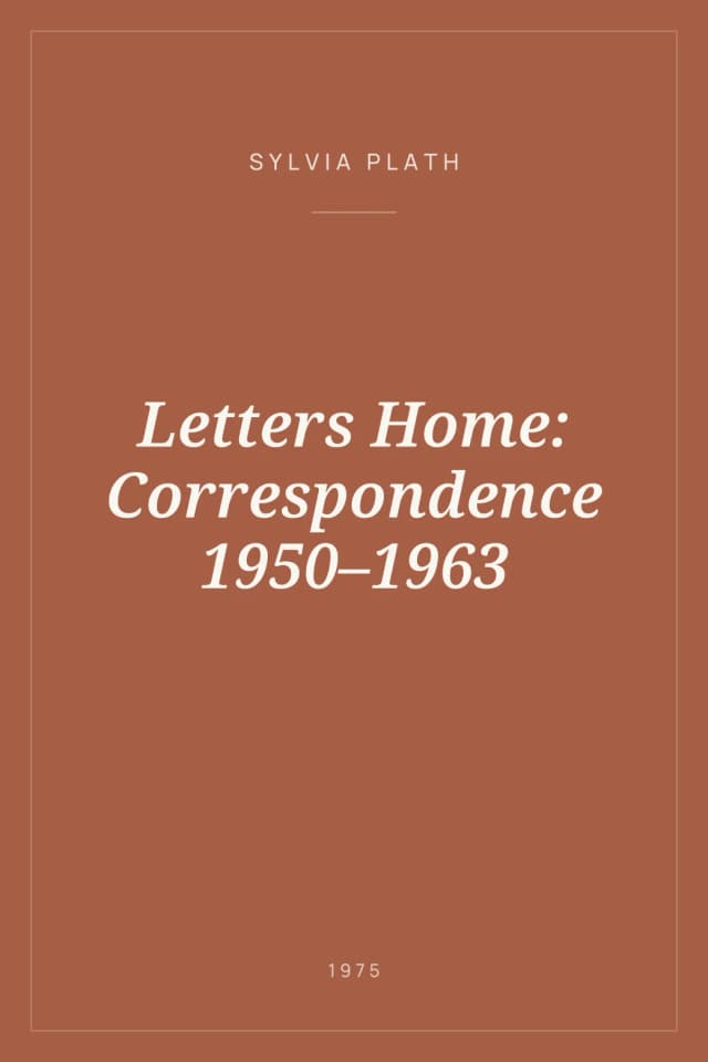 Portada de Letters Home: Correspondence 1950–1963