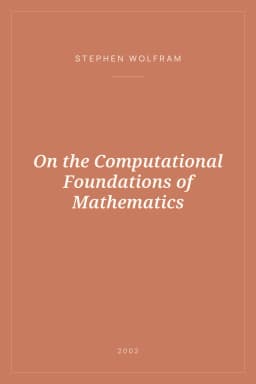 Portada de On the Computational Foundations of Mathematics