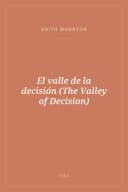 Portada de El valle de la decisión (The Valley of Decision)