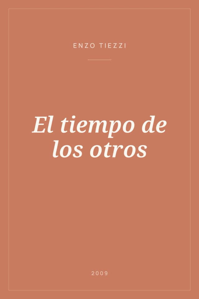 Portada de El tiempo de los otros
