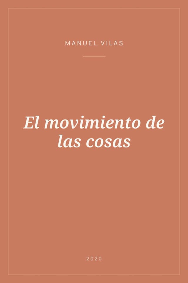 Portada de El movimiento de las cosas