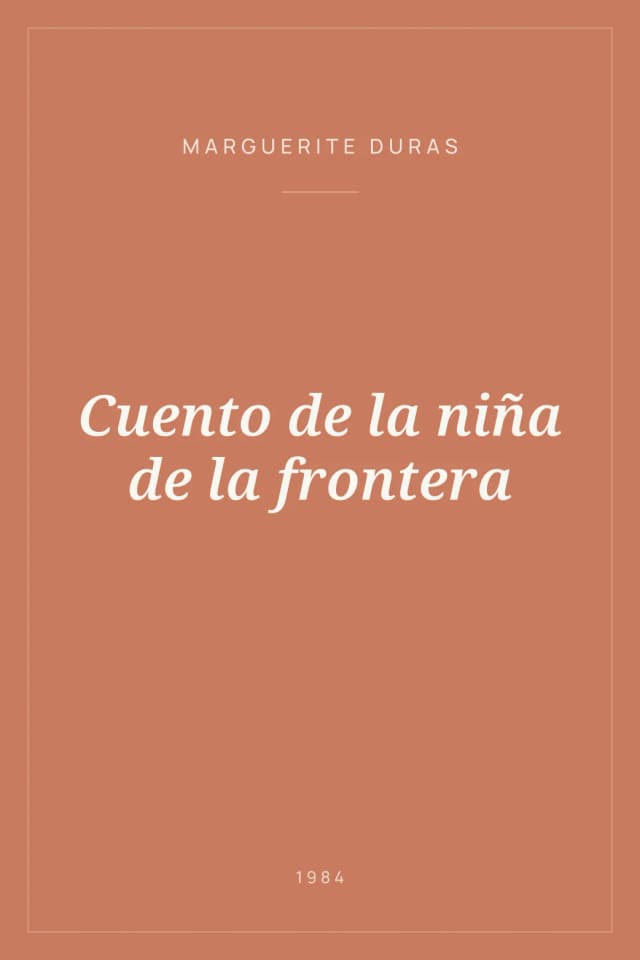 Portada de Cuento de la niña de la frontera