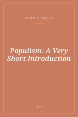 Portada de Populism: A Very Short Introduction