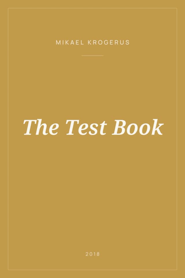 Portada de The Test Book