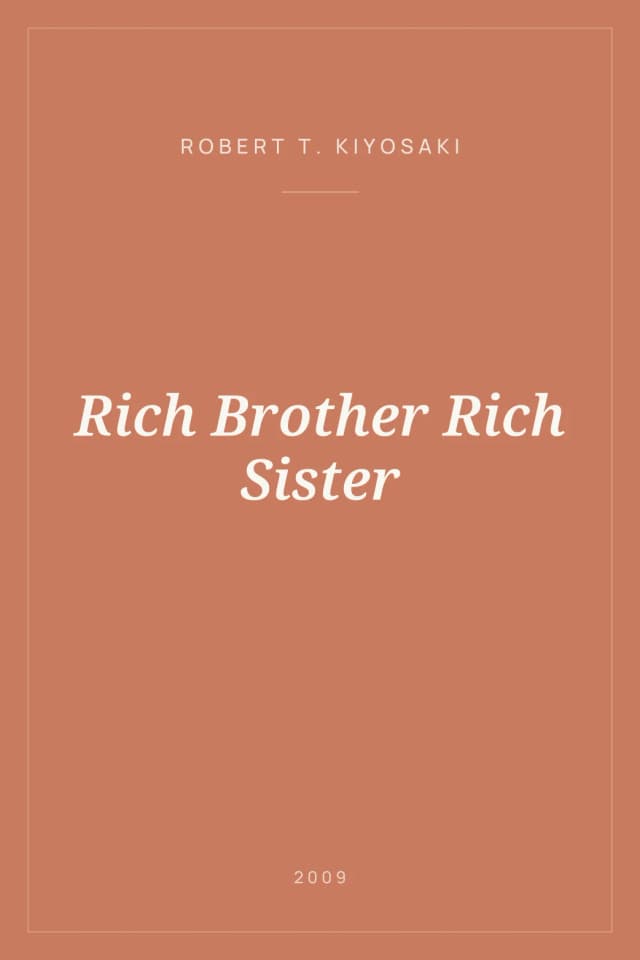 Portada de Rich Brother Rich Sister