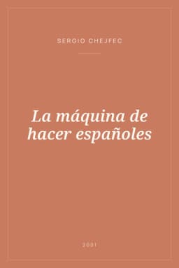 Portada de La máquina de hacer españoles