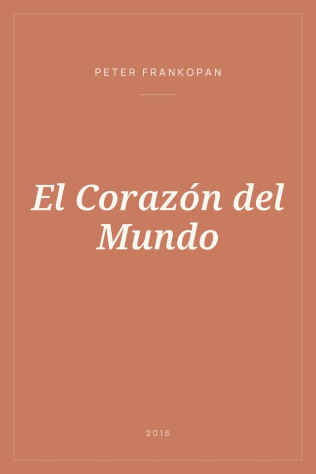 Portada de El Corazón del Mundo