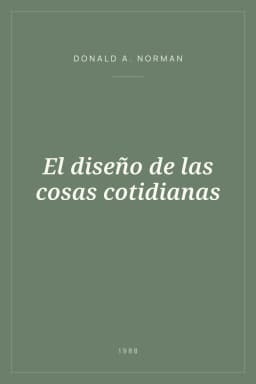 Portada de El diseño de las cosas cotidianas