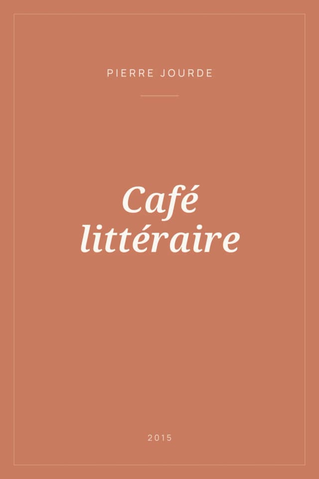 Portada de Café littéraire