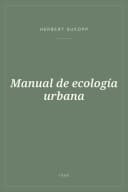Portada de Manual de ecología urbana