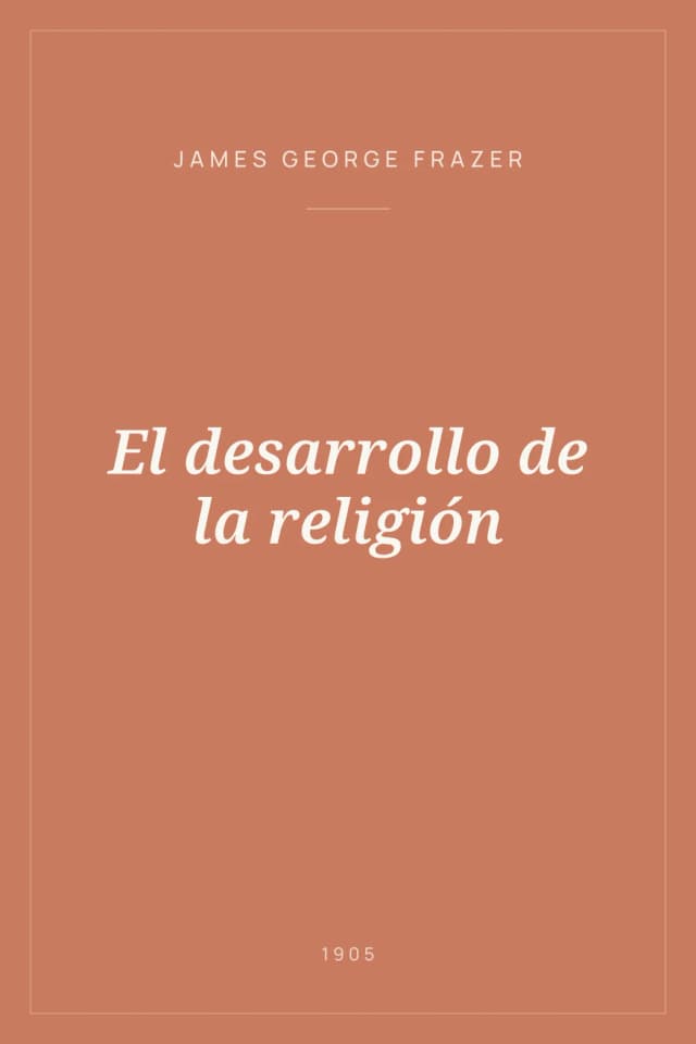 Portada de El desarrollo de la religión