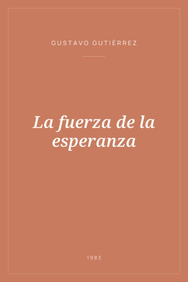 Portada de La fuerza de la esperanza