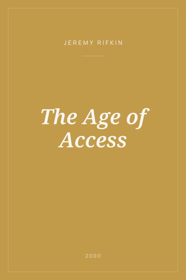 Portada de The Age of Access