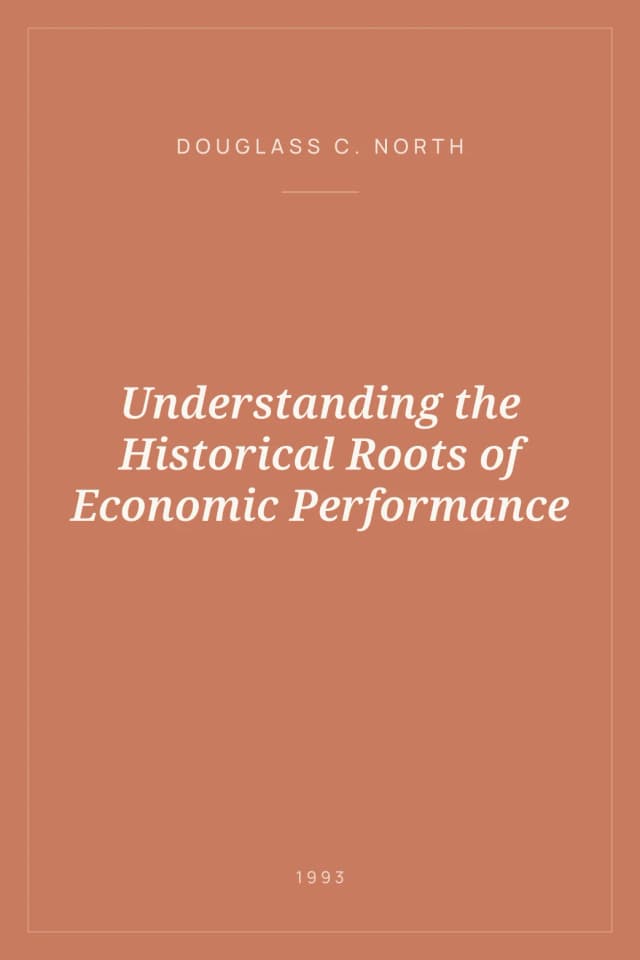 Portada de Understanding the Historical Roots of Economic Performance