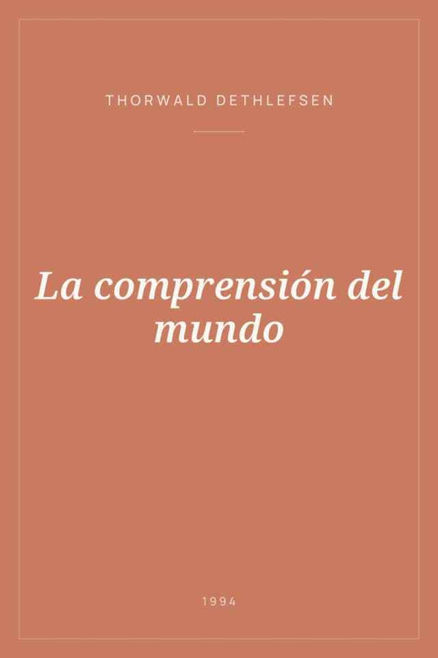 Portada de La comprensión del mundo