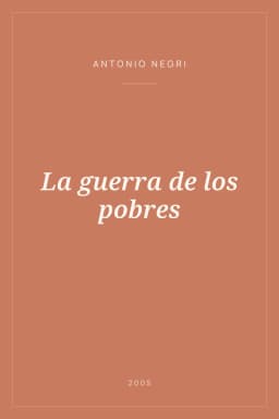 Portada de La guerra de los pobres