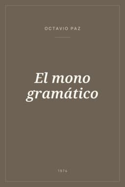 Portada de El mono gramático