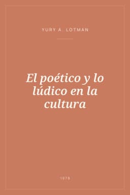 Portada de El poético y lo lúdico en la cultura