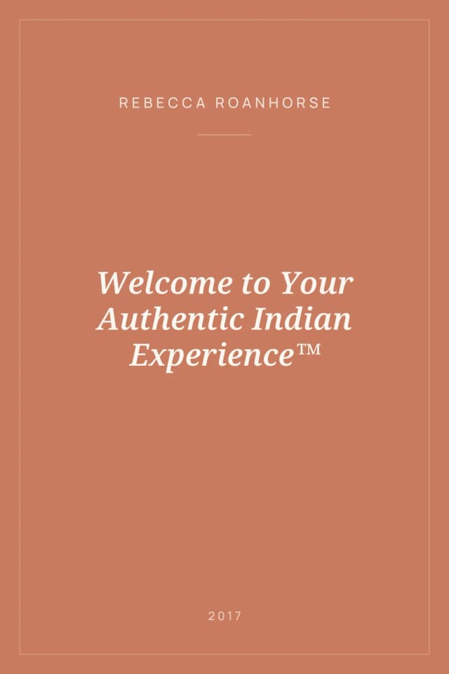 Portada de Welcome to Your Authentic Indian Experience™