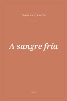 Portada de A sangre fría