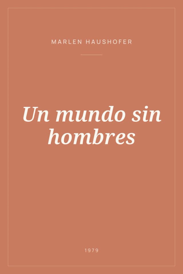 Portada de Un mundo sin hombres