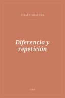 Portada de Diferencia y repetición