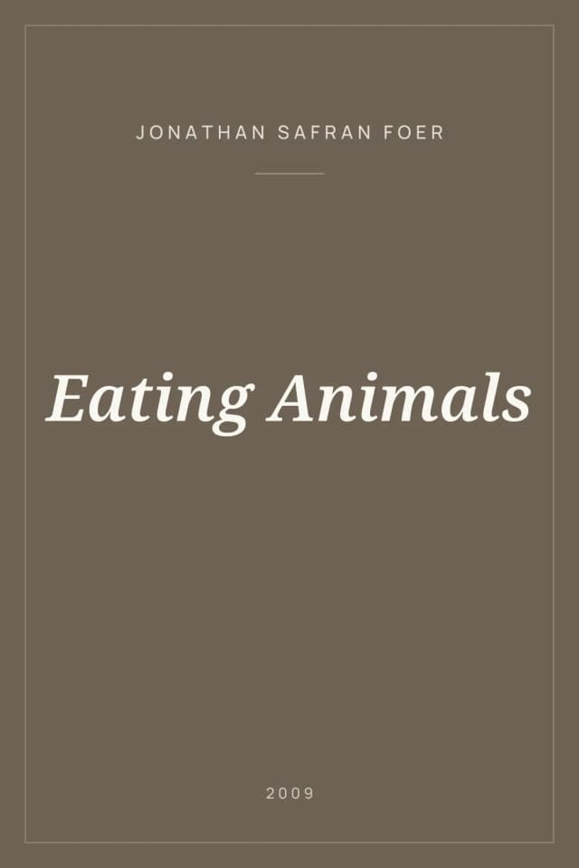Portada de Eating Animals
