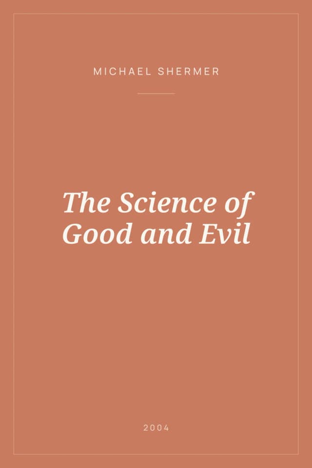 Portada de The Science of Good and Evil