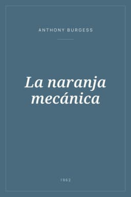 Portada de La naranja mecánica