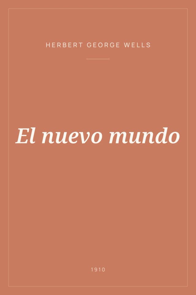 Portada de El nuevo mundo