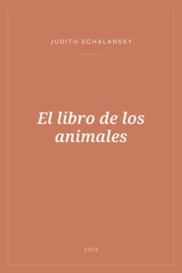 Portada de El libro de los animales