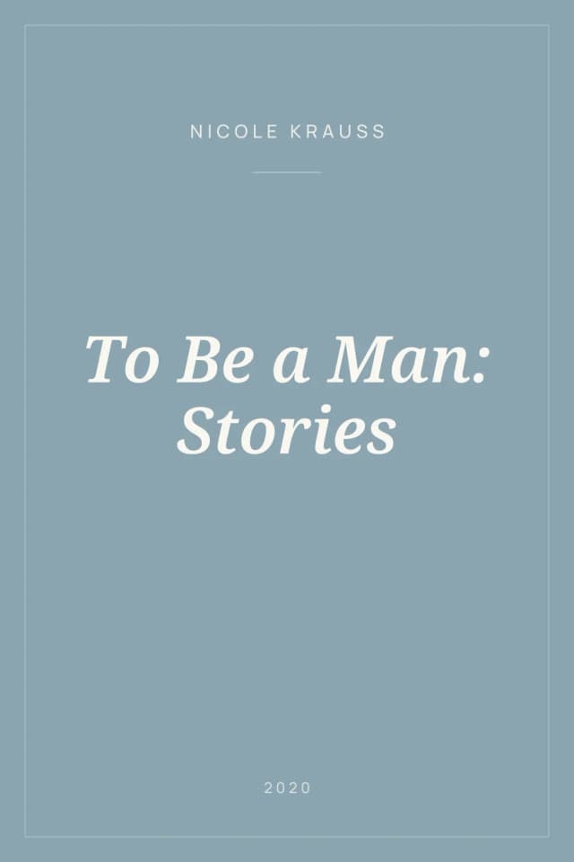 Portada de To Be a Man: Stories