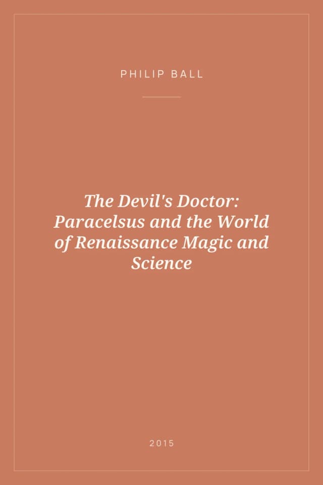 Portada de The Devil's Doctor: Paracelsus and the World of Renaissance Magic and Science