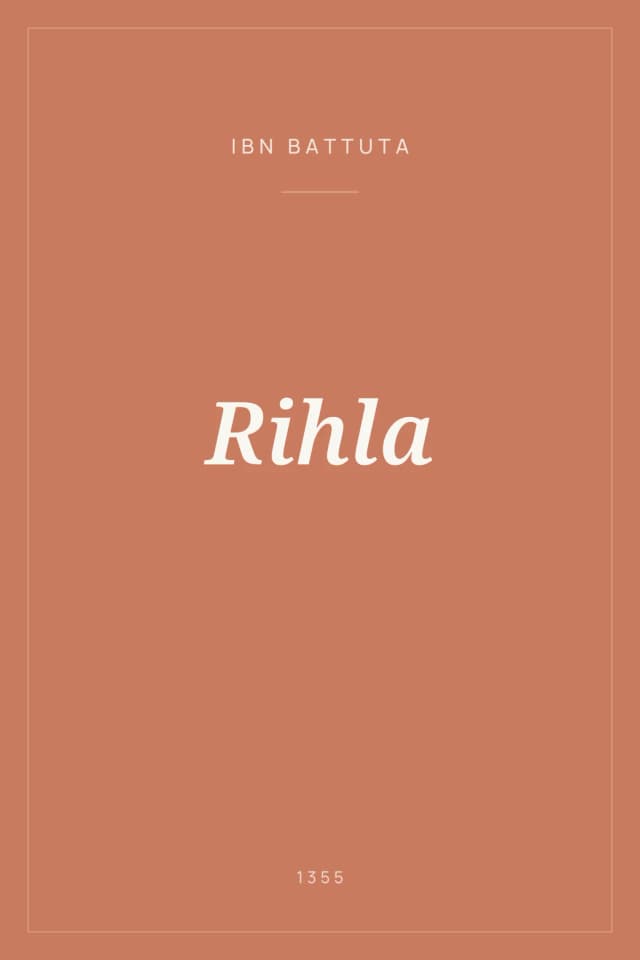 Portada de Rihla
