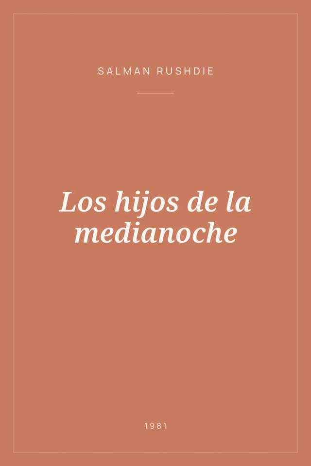 Portada de Los hijos de la medianoche